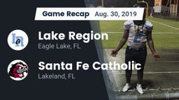 Recap: Lake Region  vs. Santa Fe Catholic  2019
