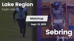 Matchup: Lake Region vs. Sebring  2019
