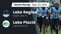 Recap: Lake Region  vs. Lake Placid  2022
