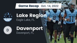 Recap: Lake Region  vs. Davenport  2022
