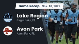 Recap: Lake Region  vs. Avon Park  2022