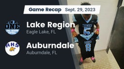 Recap: Lake Region  vs. Auburndale  2023
