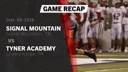 Recap: Signal Mountain  vs. Tyner Academy  2016