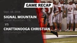 Recap: Signal Mountain  vs. Chattanooga Christian  2016