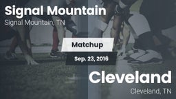 Matchup: Signal Mountain vs. Cleveland  2016