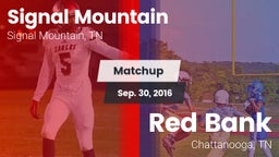 Matchup: Signal Mountain vs. Red Bank  2016