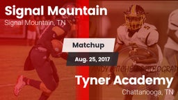 Matchup: Signal Mountain vs. Tyner Academy  2017