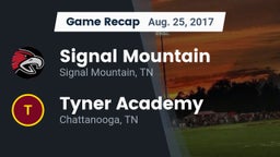 Recap: Signal Mountain  vs. Tyner Academy  2017