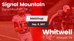 Matchup: Signal Mountain vs. Whitwell  2017