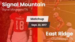 Matchup: Signal Mountain vs. East Ridge  2017