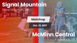 Matchup: Signal Mountain vs. McMinn Central  2017