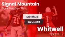 Matchup: Signal Mountain vs. Whitwell  2018