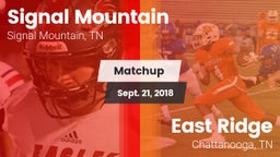 Matchup: Signal Mountain vs. East Ridge  2018