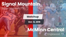 Matchup: Signal Mountain vs. McMinn Central  2018