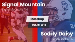 Matchup: Signal Mountain vs. Soddy Daisy  2018