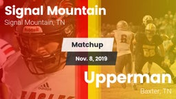 Matchup: Signal Mountain vs. Upperman  2019