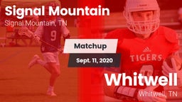 Matchup: Signal Mountain vs. Whitwell  2020