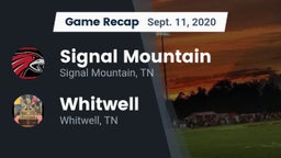 Recap: Signal Mountain  vs. Whitwell  2020