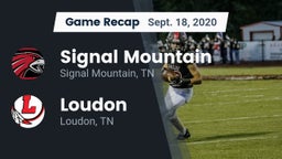 Recap: Signal Mountain  vs. Loudon  2020
