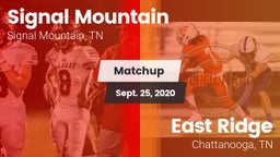 Matchup: Signal Mountain vs. East Ridge  2020