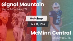 Matchup: Signal Mountain vs. McMinn Central  2020
