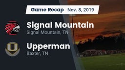 Recap: Signal Mountain  vs. Upperman  2019
