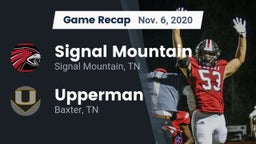 Recap: Signal Mountain  vs. Upperman  2020