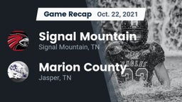 Recap: Signal Mountain  vs. Marion County  2021