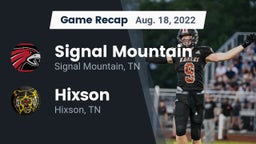 Recap: Signal Mountain  vs. Hixson  2022