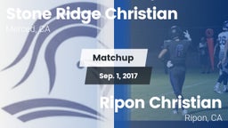 Matchup: Stone Ridge Christia vs. Ripon Christian  2017