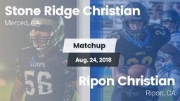 Matchup: Stone Ridge Christia vs. Ripon Christian  2018