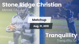 Matchup: Stone Ridge Christia vs. Tranquillity  2018