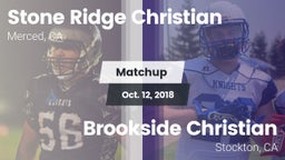 Matchup: Stone Ridge Christia vs. Brookside Christian  2018