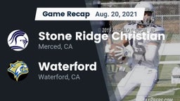 Recap: Stone Ridge Christian  vs. Waterford  2021