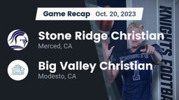 Recap: Stone Ridge Christian  vs. Big Valley Christian  2023