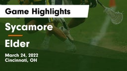 Sycamore  vs Elder  Game Highlights - March 24, 2022