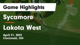 Sycamore  vs Lakota West  Game Highlights - April 21, 2022