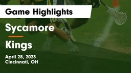 Sycamore  vs Kings  Game Highlights - April 28, 2023