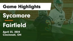 Sycamore  vs Fairfield  Game Highlights - April 23, 2024