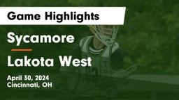 Sycamore  vs Lakota West  Game Highlights - April 30, 2024