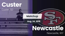 Matchup: Custer vs. Newcastle  2018