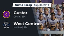 Recap: Custer  vs. West Central  2019