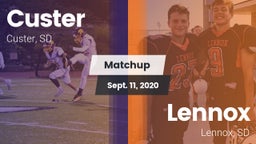 Matchup: Custer vs. Lennox  2020