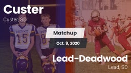 Matchup: Custer vs. Lead-Deadwood  2020