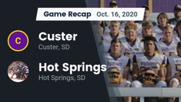 Recap: Custer  vs. Hot Springs  2020