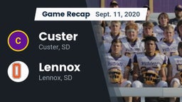 Recap: Custer  vs. Lennox  2020