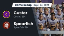 Recap: Custer  vs. Spearfish  2021