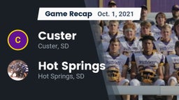 Recap: Custer  vs. Hot Springs  2021