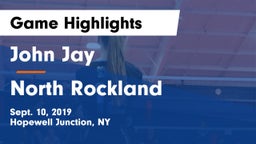 John Jay  vs North Rockland  Game Highlights - Sept. 10, 2019
