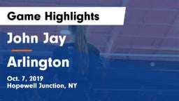 John Jay  vs Arlington  Game Highlights - Oct. 7, 2019